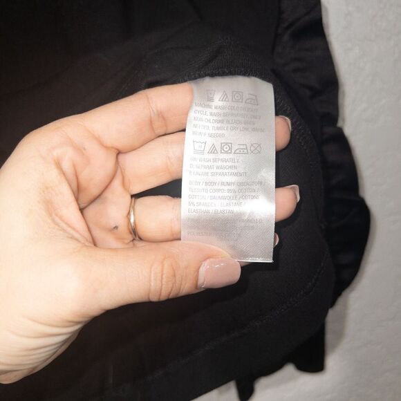 Jason Wu Black Ruffle‎ Sleeve Sweater Size Small - Picture 6 of 7